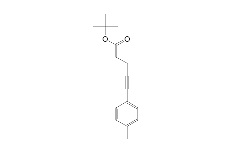 5-(p-Tolyl)pent-4-ynoic acid - t-butyl ester