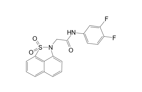 Acetamide, N-(3,4-difluorophenyl)-2-(1,1-dioxo-1H-1.lambda.(6)-naphtho[1,8-cd]isothiazol-2-yl)-
