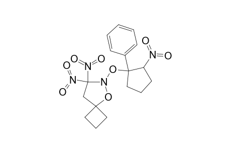 7,7-DINITRO-6-(2-NITRO-1-PHENYLCYCLOHEXYLOXY)-5-OXA-6-AZASPIRO-[3.4]-DECANE;DIASTEREOMER_B;MINOR_DIASTEREOMER