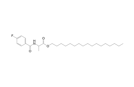 l-Alanine, N-(4-fluorobenzoyl)-, heptadecyl ester