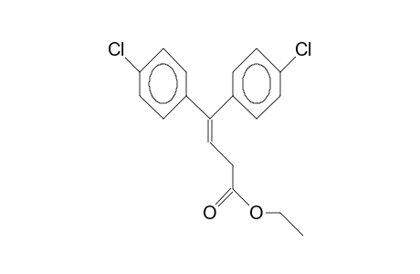 4,4-Bis(4-chloro-phenyl)-3-butenoic acid, ethyl ester
