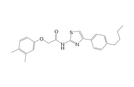 N-[4-(4-butylphenyl)-1,3-thiazol-2-yl]-2-(3,4-dimethylphenoxy)acetamide