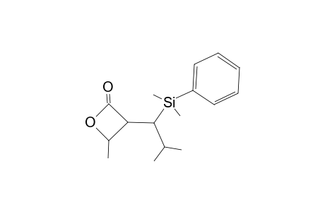 (2RS,3SR)-2-[(SR)-1-Dimethyl(phenyl)silyl-2-methylpropyl]-3-methylpropan-3-olide