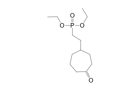Diethyl 2-[4-oxocycloheptyl)ethanephosphonate