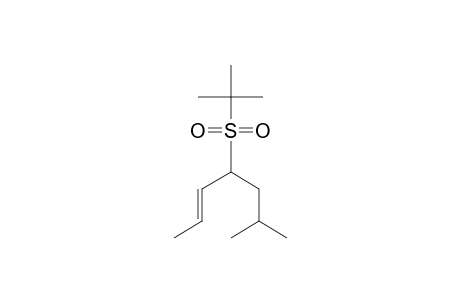 4-(t-butylsulfonyl)-6-methylhept-2-ene