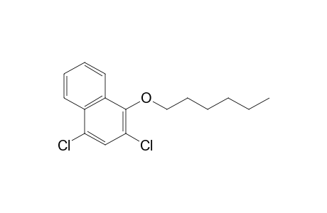 2,4-Dichloronaphth-1-yl hexyl ether