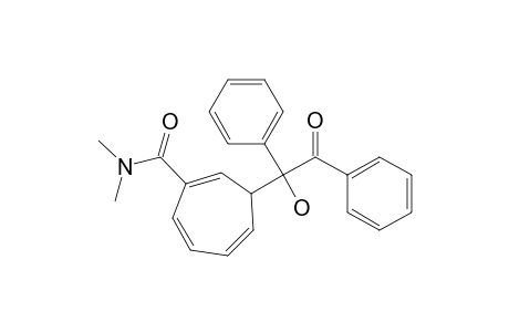 3-(1-hydroxy-2-oxo-1,2-diphenylethyl)-N,N-dimethyl-1,4,6-cycloheptariene-1-carboxamide