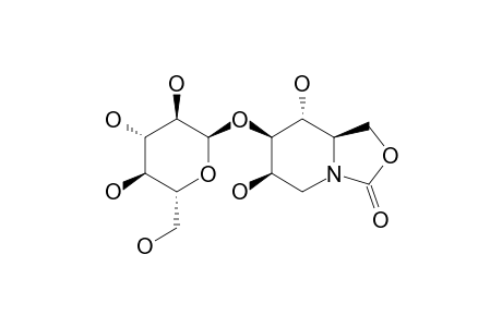 N,6-O-CARBONYL-1,5-DIDEOXY-3-O-(ALPHA-D-GLUCOPYRANOSYL)-1,5-IMINO-D-MANNITOL