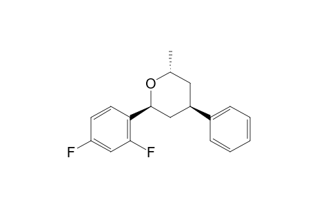 Rel-(2S,4R,6R)-6-Methyl-4-phenyl-2-(2,4-difluorophenyl)tetrahydropyran