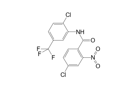 4-Chloro-N-[2-chloro-5-(trifluoromethyl)phenyl]-2-nitrobenzamide
