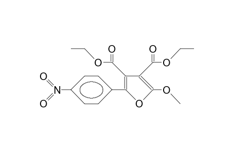 2-Methoxy-5-(4-nitro-phenyl)-furan-3,4-dicarboxylic acid, diethyl ester