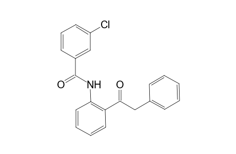 3-Chloro-N-[2-(2-phenylacetyl)phenyl]benzamide