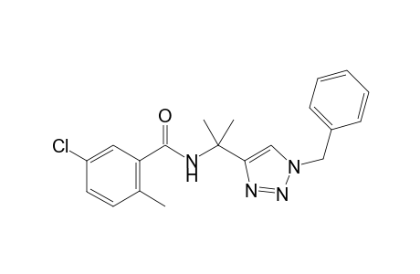 N-[2-(1-Benzyl-1H-1,2,3-triazol-4-yl)propan-2-yl]-5-chloro-2-methylbenzamide