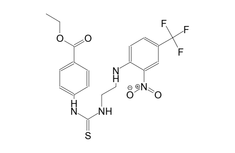 benzoic acid, 4-[[[[2-[[2-nitro-4-(trifluoromethyl)phenyl]amino]ethyl]amino]carbonothioyl]amino]-, ethyl ester