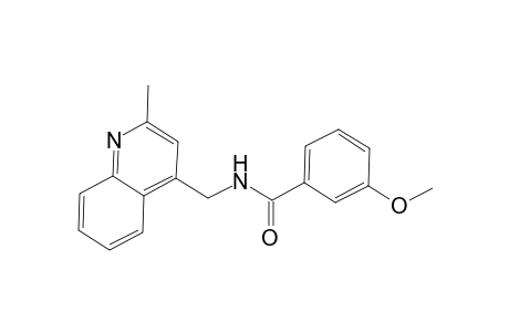 3-Methoxy-N-[(2-methyl-4-quinolinyl)methyl]benzamide