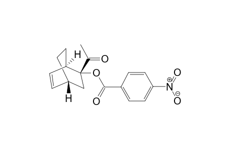 exo-(1R*,2R*,4R*)-2-Acetylbicyclo[2.2.2]oct-5-en-2-yl 4-nitrobenzoate