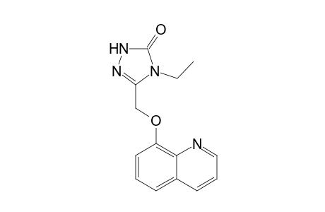 4-Ethyl-5-((quinolin-8-yloxy)methyl)-2H-1,2,4-triazol-3(4H)-one