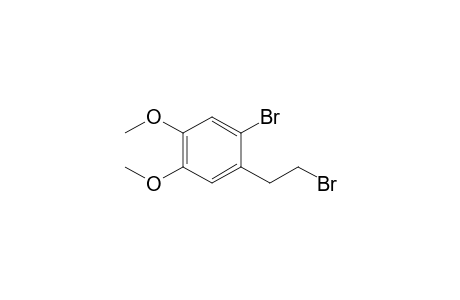 1-Bromanyl-2-(2-bromoethyl)-4,5-dimethoxy-benzene