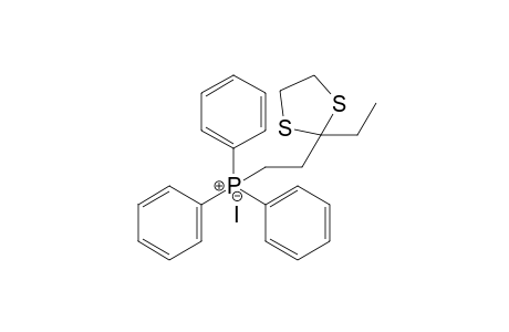 2-{2-(2-Ethyl[1,3]dithiolan-2-yl)ethyl}triphenylphosphonium Iodide