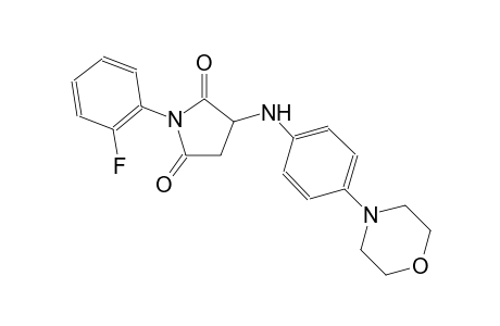 2,5-pyrrolidinedione, 1-(2-fluorophenyl)-3-[[4-(4-morpholinyl)phenyl]amino]-