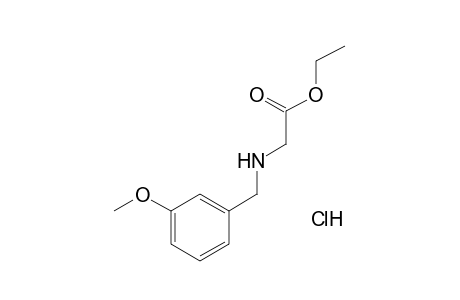 N-(m-METHOXYBENZYL)GLYCINE, ETHYL ESTER, HYDROCHLORIDE