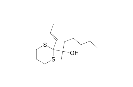 1,3-Dithiane-2-methanol, .alpha.-methyl-.alpha.-pentyl-2-(1-propenyl)-, (E)-