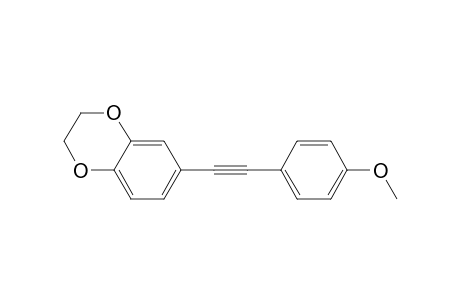 6-((4-methoxyphenyl)ethynyl)-2,3-dihydrobenzo[b][1,4]dioxine