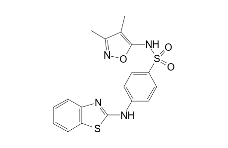 4-(benzo[d]thiazol-2-ylamino)-N-(3,4-dimethylisoxazol-5-yl)benzenesulfonamide