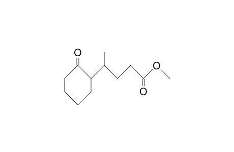 G-Methyl-2-oxo-cyclohexanebutanoic acid, methyl ester