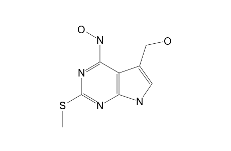 4-HYDROXYLAMINO-5-HYDROXYMETHYL-2-METHYLSULFANYL-7H-PYRROLO-[2,3-D]-PYRIMIDINE