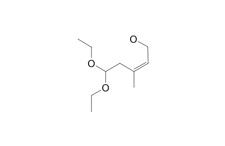 5,5-DIETHOXY-3-METHYL-2-PENTEN-1-OL;Z-ISOMER
