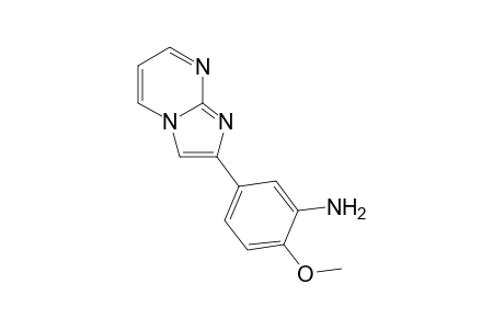 Benzenamine, 5-imidazo[1,2-a]pyrimidin-2-yl-2-methoxy-