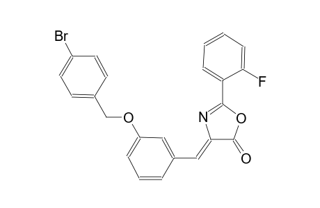 (4Z)-4-{3-[(4-bromobenzyl)oxy]benzylidene}-2-(2-fluorophenyl)-1,3-oxazol-5(4H)-one
