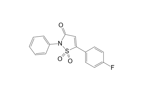 2-Phenyl-5-(4-fluorophenyl)-1,2-thiazole-3(2H)-one-1,1-dioxide