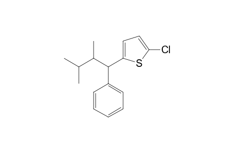 2-chloro-5-(2,3-dimethyl-1-phenyl-butyl)thiophene