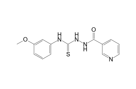 4-(m-methoxyphenyl)-1-nicotinoyl-3-thiosemicarbazide