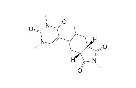 5-(1,3-Dimethyl-2,4-dioxo-1,2,3,4-tetrahydropyrimidin-5-yl)-2,6-dimethyl-3a,4,7,7a-tetrahydroisoindol-5-yl)-1,3-dione