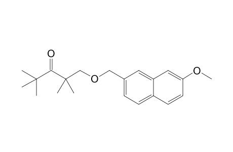 1-(7-Methoxynaphthalen-2-yl)methoxy-2,2,4,4-tetramethylpentan-3-one