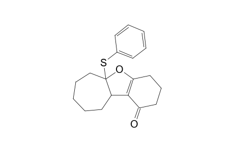 9a-Phenylsulfanyl-1,2,3,4b,5,6,7,8,9,9a-decahydro-10-oxabenzo[a]azulen-4-one