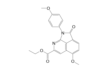 Ethyl 5-methoxy-1-(4-methoxyphenyl)-2-oxo-1,2-dihydropyrrolo[4,3,2-ij]isoquinoline-7-carboxylate