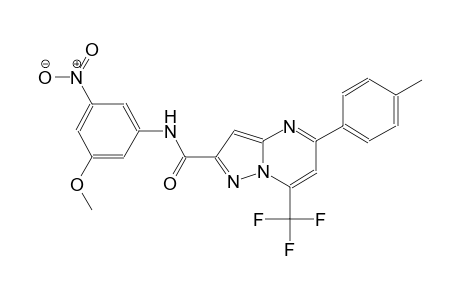 pyrazolo[1,5-a]pyrimidine-2-carboxamide, N-(3-methoxy-5-nitrophenyl)-5-(4-methylphenyl)-7-(trifluoromethyl)-