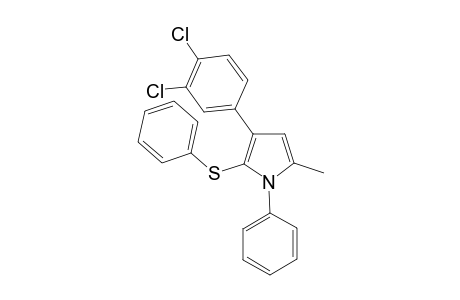 3-(3,4-Dichlorophenyl)-5-methyl-1-phenyl-2-(phenylthio) pyrrole