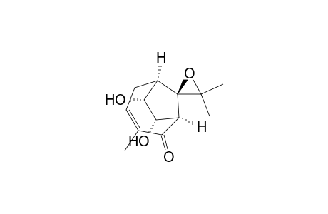 Spiro[bicyclo[4.2.1]non-3-ene-9,2'-oxiran]-2-one, 7,8-dihydroxy-3,3',3'-trimethyl-, (1.alpha.,6.alpha.,7.alpha.,8.alpha.,9R*)-