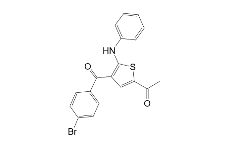 5-Acetyl-2-anilino-3-(4'-bromobenzoyl)thiophene