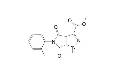 pyrrolo[3,4-c]pyrazole-3-carboxylic acid, 1,3a,4,5,6,6a-hexahydro-5-(2-methylphenyl)-4,6-dioxo-, methyl ester