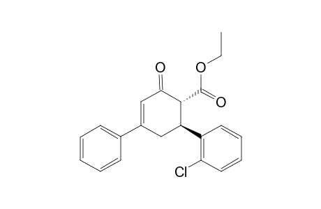 3-PHENYL-(5R)-(ORTHO-CHLOROPHENYL)-(6T)-CARBETHOXYCYCLOHEX-2-ENONE
