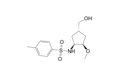 (+/-)-N-[(1S*,2R*,4S*)-4-(Hydroxymethyl)-2-methoxycyclopentyl]-4-methylbenzenesulfonamide