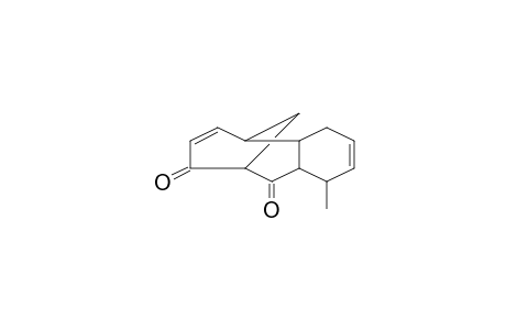 Tricyclo[7.3.1.0(3,8)]trideca-5,10-diene-2,12-dione, 4-methyl-