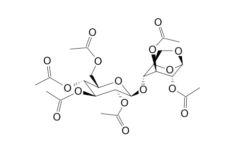 1,6-Anhydro-2,3-di-O-acetyl-4-O-(2,3,4,6-tetra-O-acetyl-b-d-glucopyranosyl)-b-d-glucopyranose