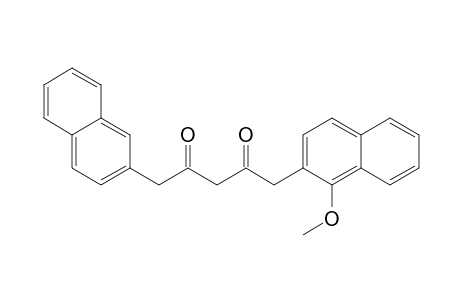 1-(1-Methoxy-2-naphthalenyl)-5-(2-naphthalenyl)pentane-2,4-dione